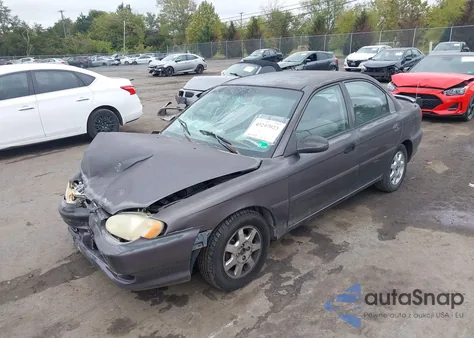 2000 Kia Sephia Ls/Ls W/Power Pkg from USA, damaged, VIN KNAFB1214Y5874704